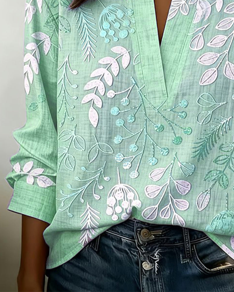 Kenzie | Bluse mit sanftem V-Design