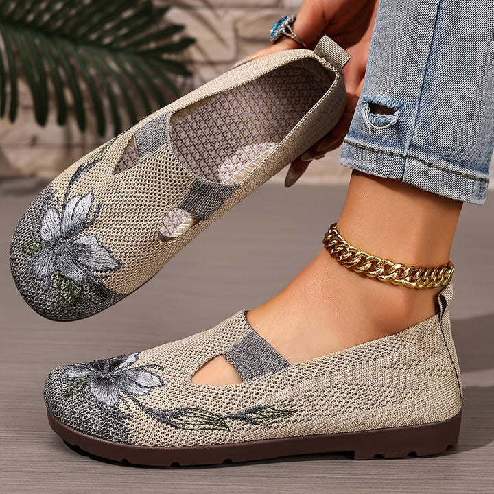 Liora | Damen Schuhe, atmungsaktiv, ästhetisch mit Stickerei
