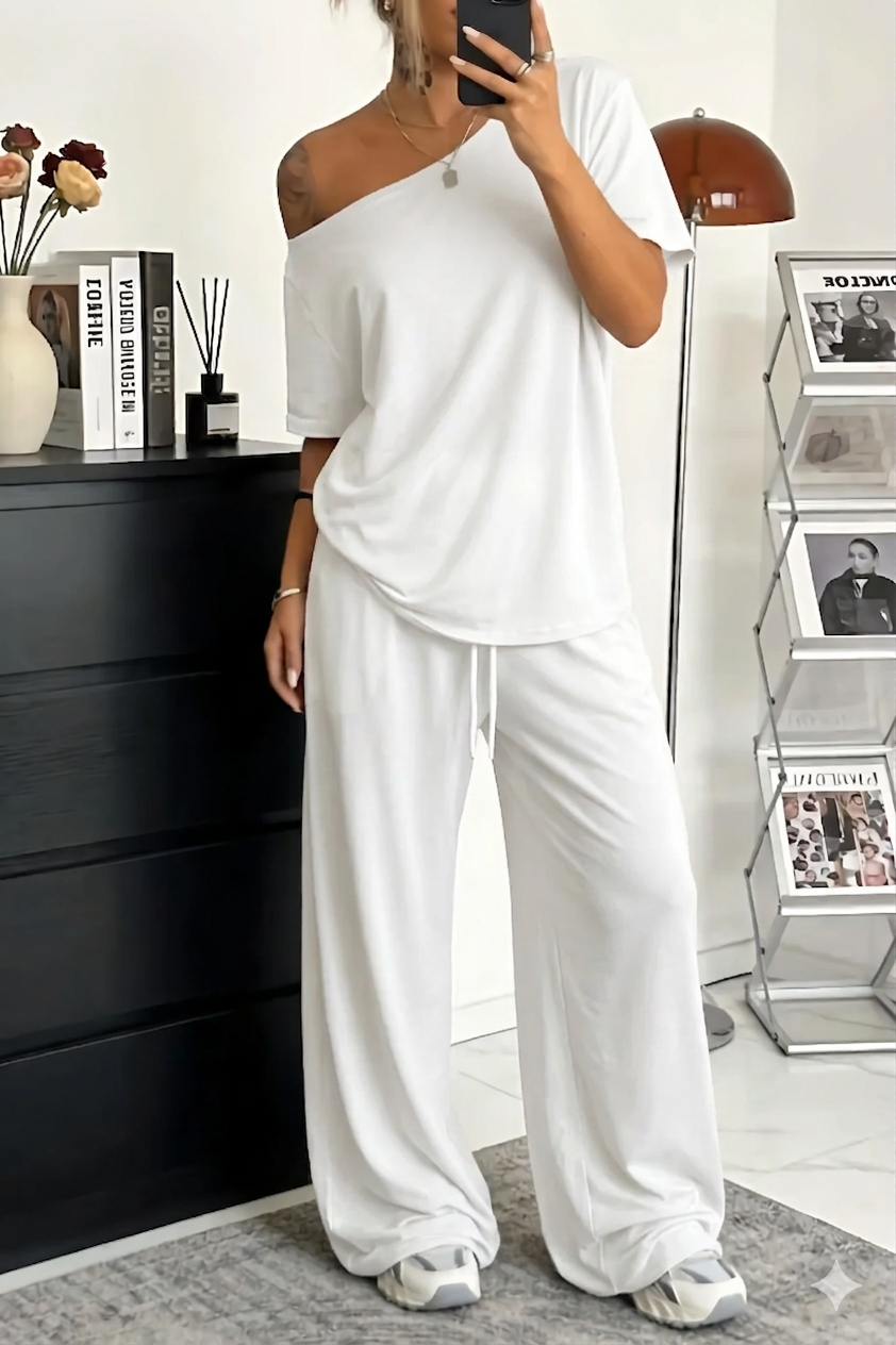 Nola | Zweiteiliges Off-Shoulder-Set für Frauen