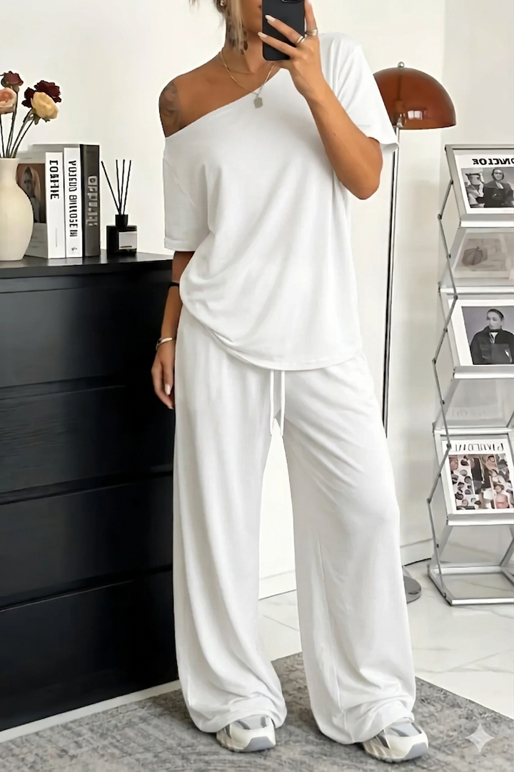 Nola | Zweiteiliges Off-Shoulder-Set für Frauen
