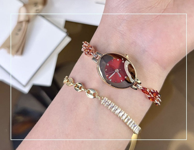 Doreya | Armbanduhr für Frauen mit bunten Zirkonias