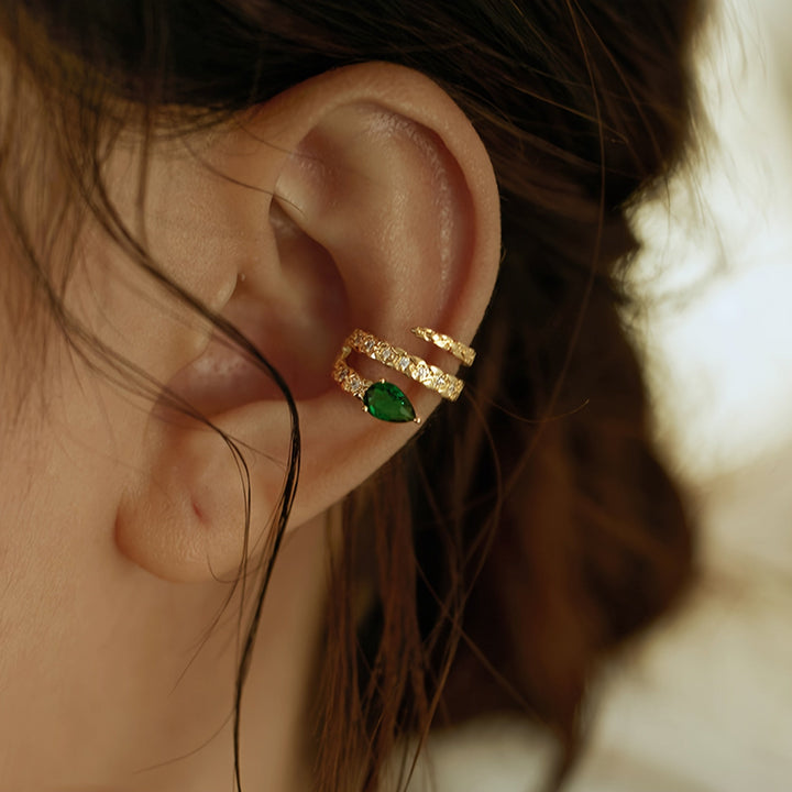 Seren | Cuff-Ohrring mit Schlangen-Charme