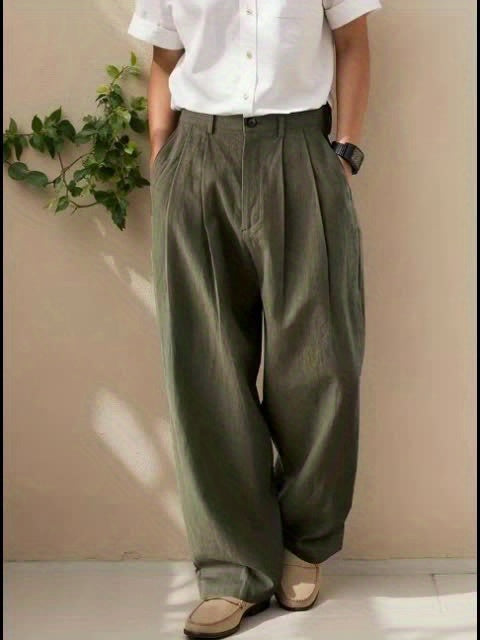 Vruxeth | Gerade Herrenhose mit Relaxed Fit und modernem Stil