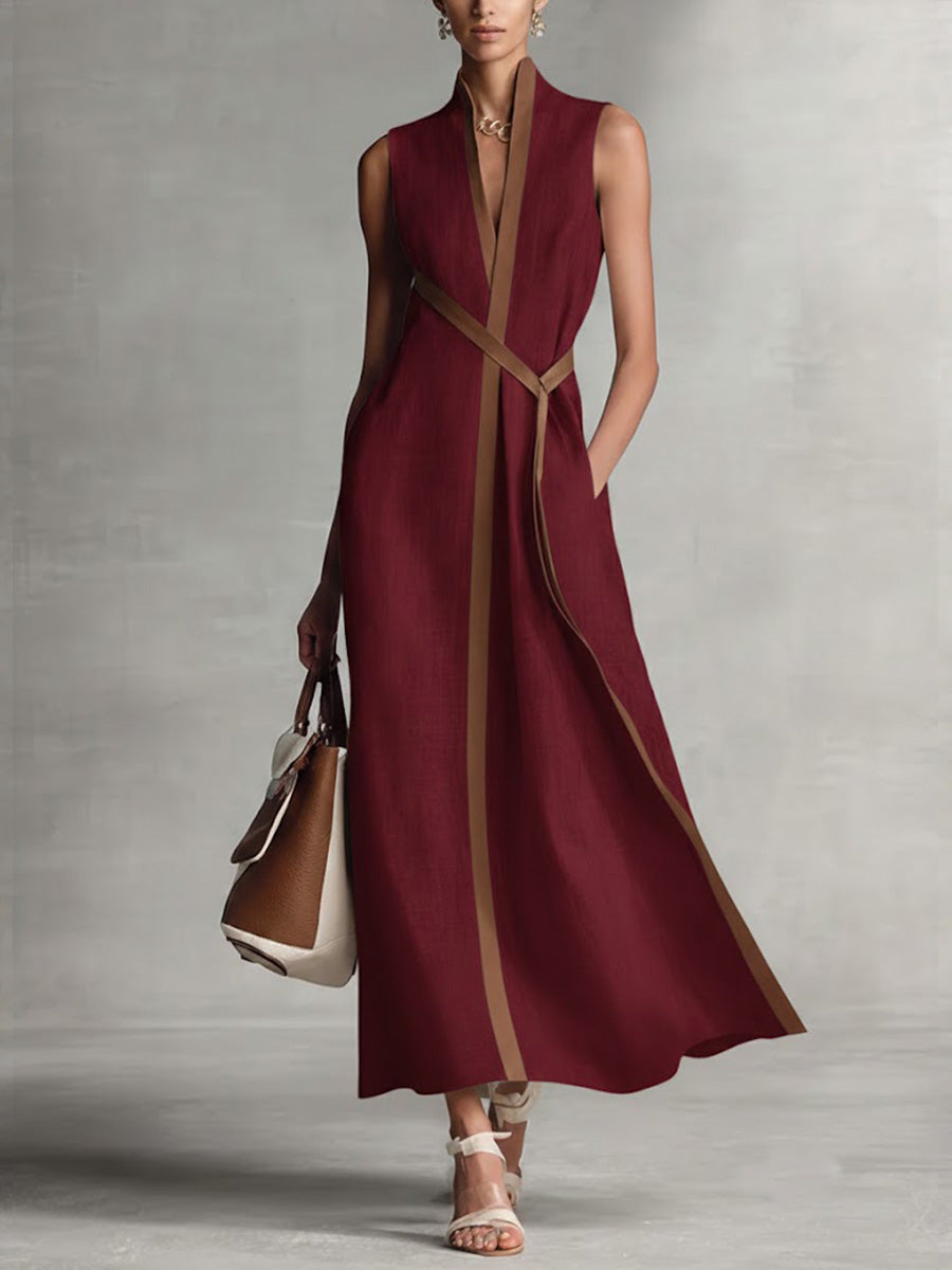 Bexley | Fließendes Maxikleid mit Wickeldesign