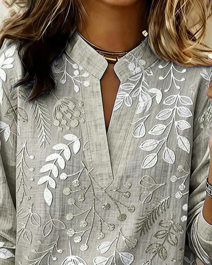 Kenzie | Bluse mit sanftem V-Design