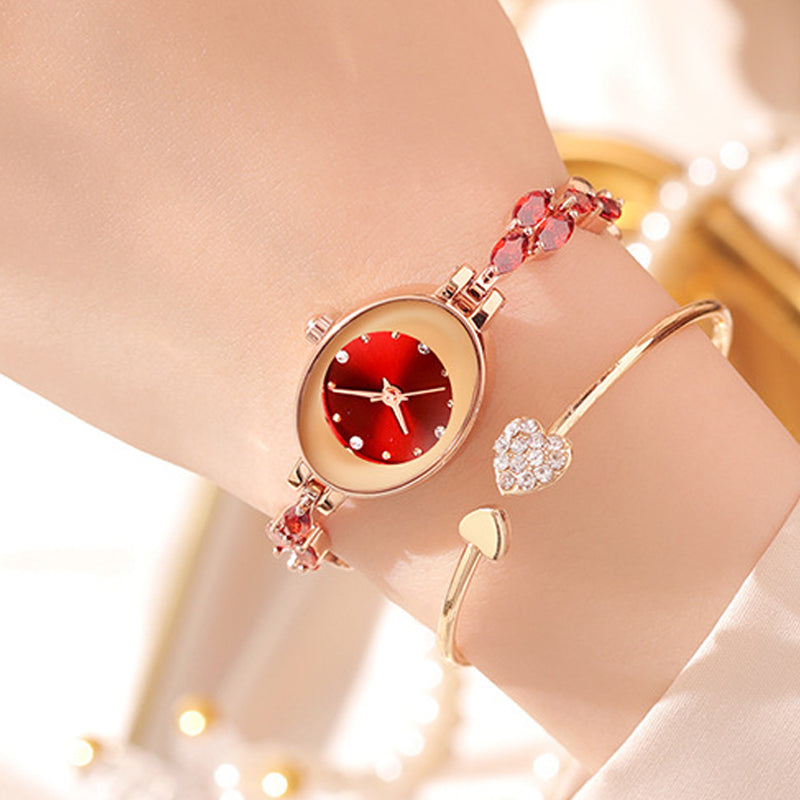Doreya | Armbanduhr für Frauen mit bunten Zirkonias