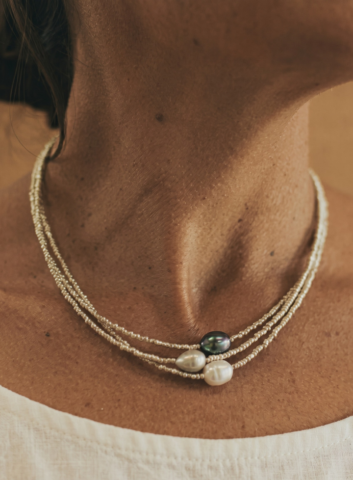 Quinira | Perlen-Harmonie Halskettenset