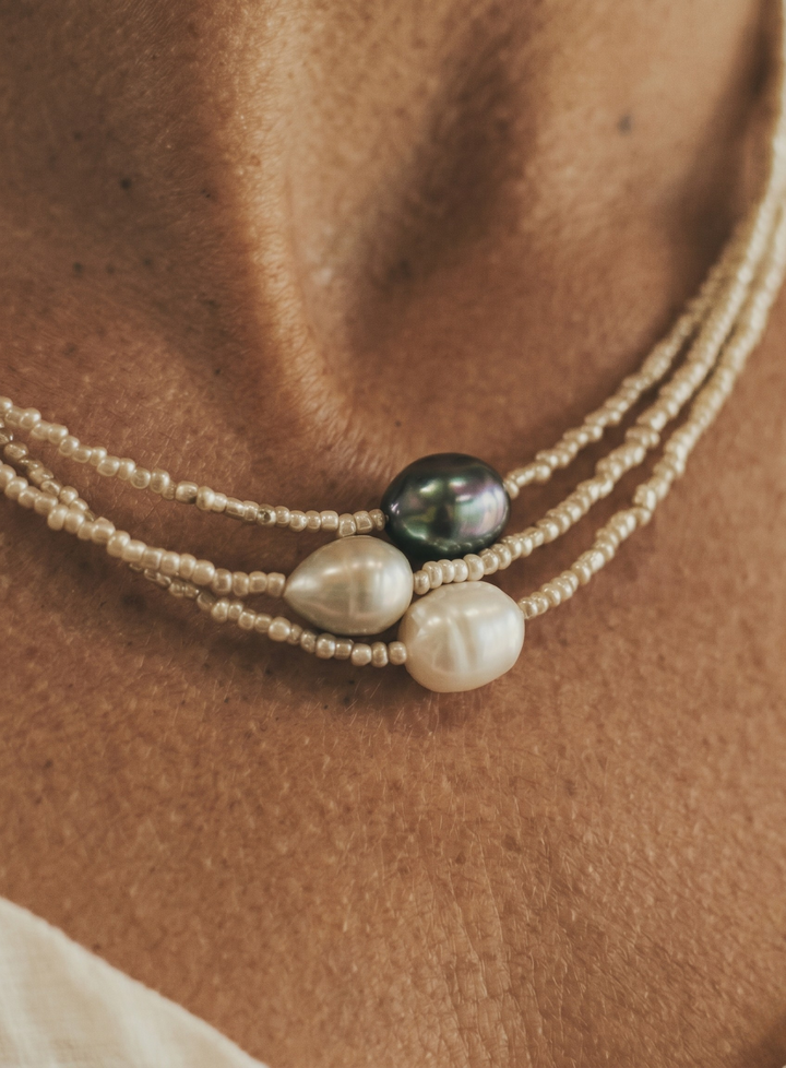 Quinira | Perlen-Harmonie Halskettenset