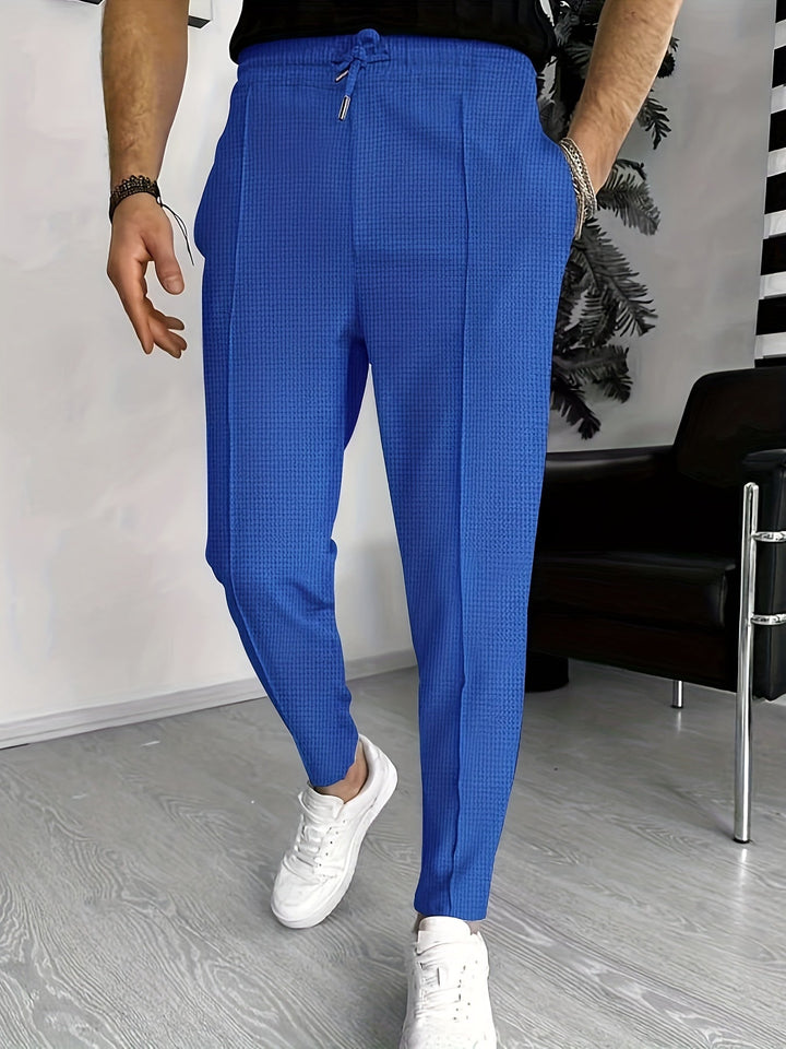 Yaxolt | Texturierte Hose mit Relaxed Fit und maximalem Komfort