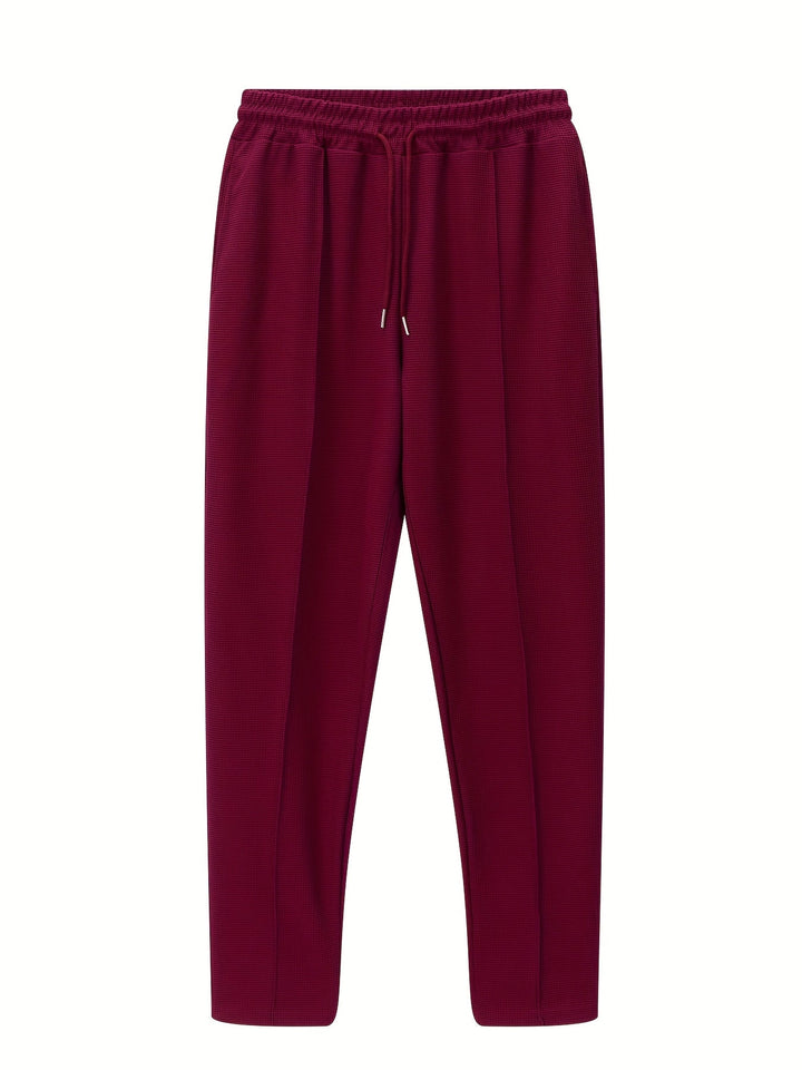 Yaxolt | Texturierte Hose mit Relaxed Fit und maximalem Komfort