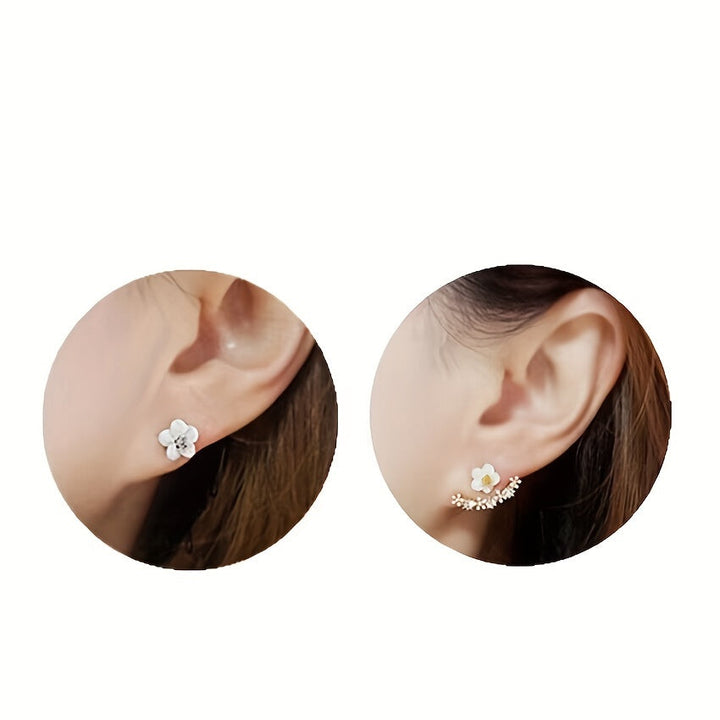 Faye | Elegante Blumenohrringe im koreanischen Stil