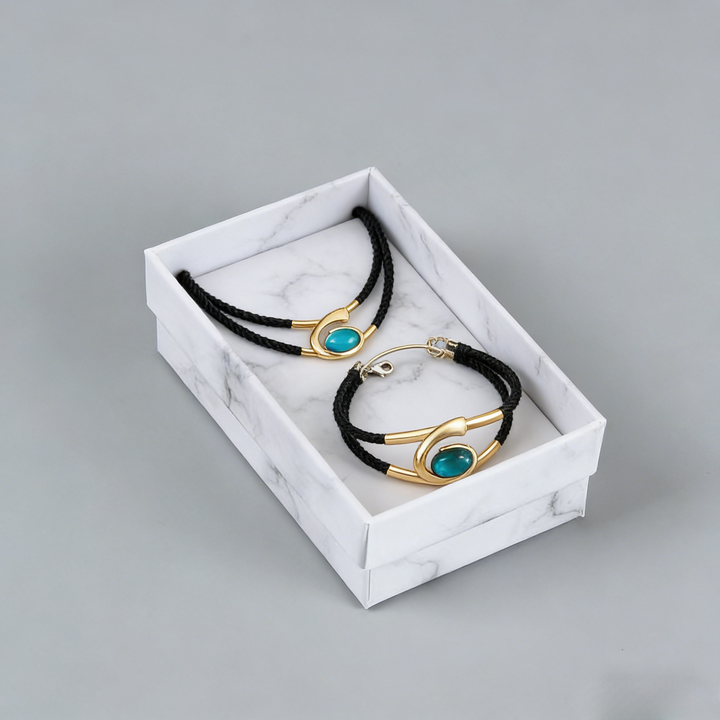 Suri  | Vintage Boho Halsketten- und Armband-Set