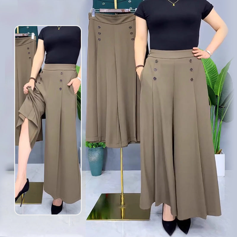 Ansira | Elegante, weit geschnittene Plissee-Hosen