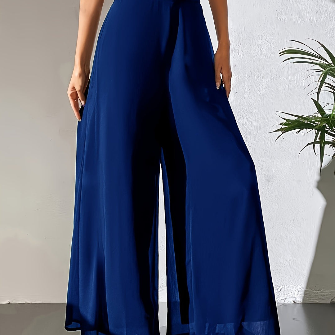 Tuvenyx | Weit geschnittene Hose mit elastischem Bund und fließendem Fall
