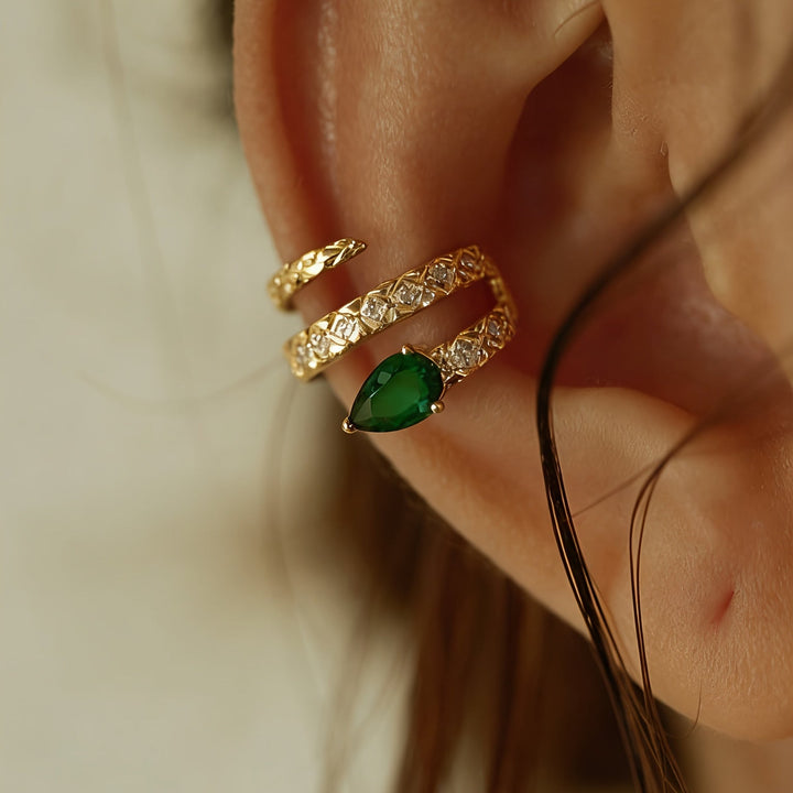 Seren | Cuff-Ohrring mit Schlangen-Charme