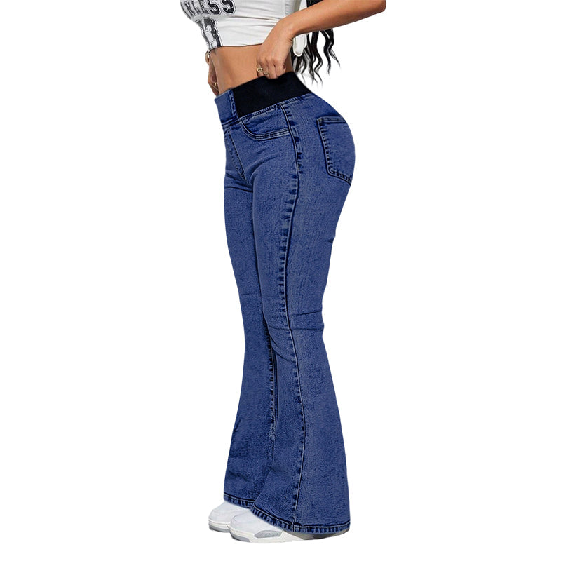 Yara | Hochtaillierte Damenjeans mit elastischen Beinen