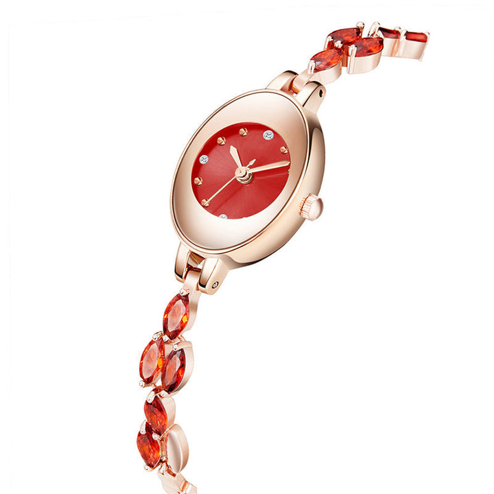 Doreya | Armbanduhr für Frauen mit bunten Zirkonias