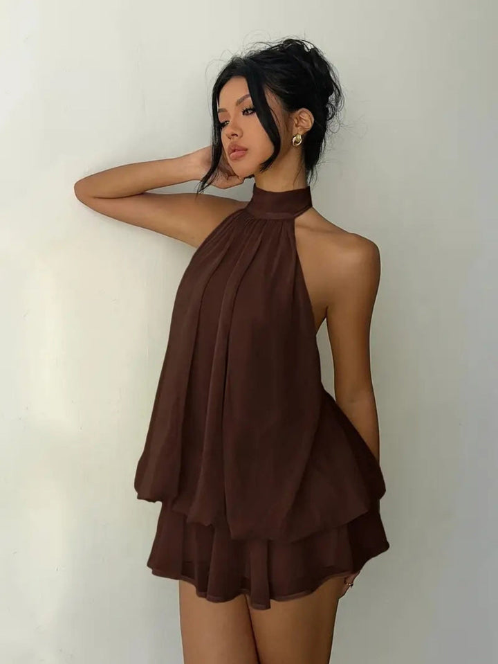 Meara | Elegantes Halterkleid für Sommerferien