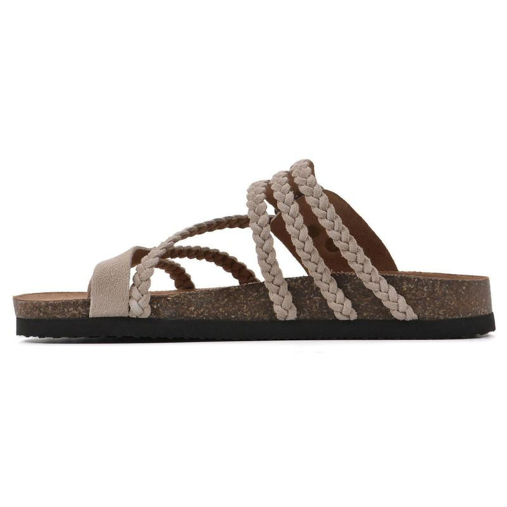 Pixith | Geflochtene Korksandalen