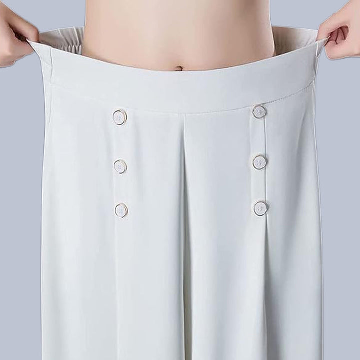 Ansira | Elegante, weit geschnittene Plissee-Hosen