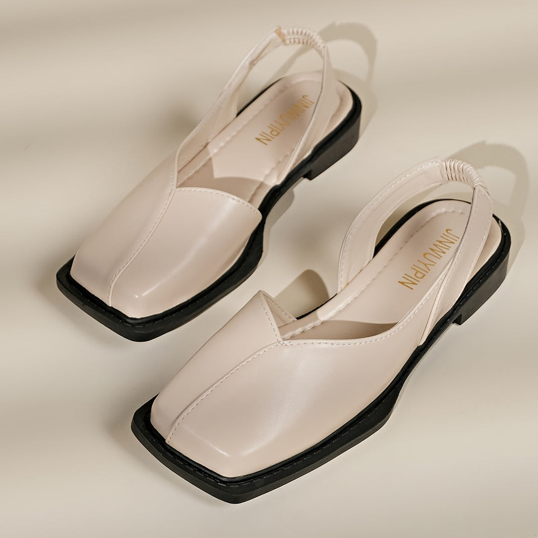 Darya | Elegante Sandalen mit Blockabsatz und quadrater Spitze