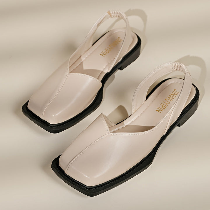 Darya | Elegante Sandalen mit Blockabsatz und quadrater Spitze