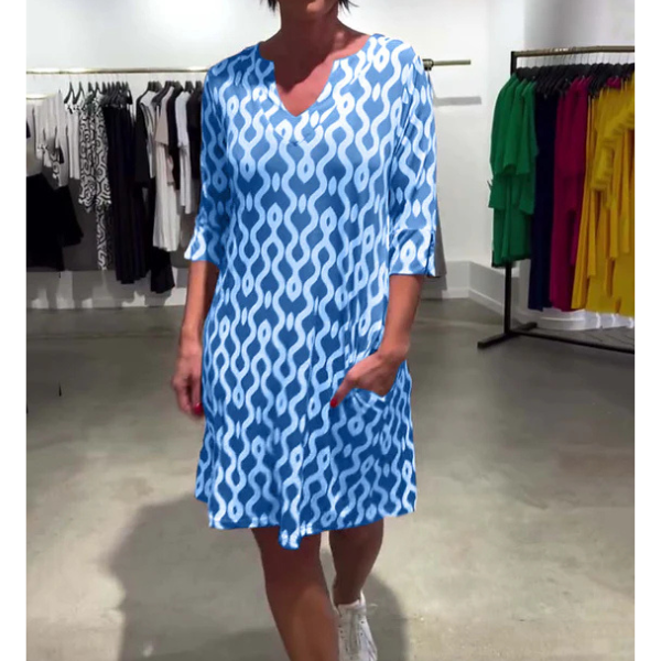 Brisa | Midi-Kleid Marga mit exklusivem Kragen