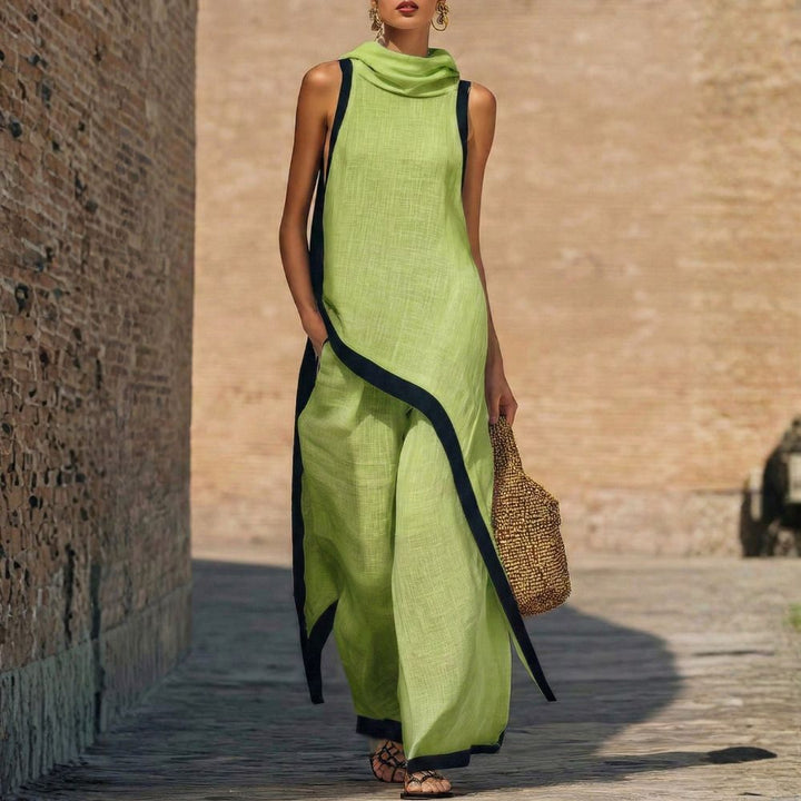 Cressa | Elegantes Leinen-Set mit Bluse und lässiger Hose