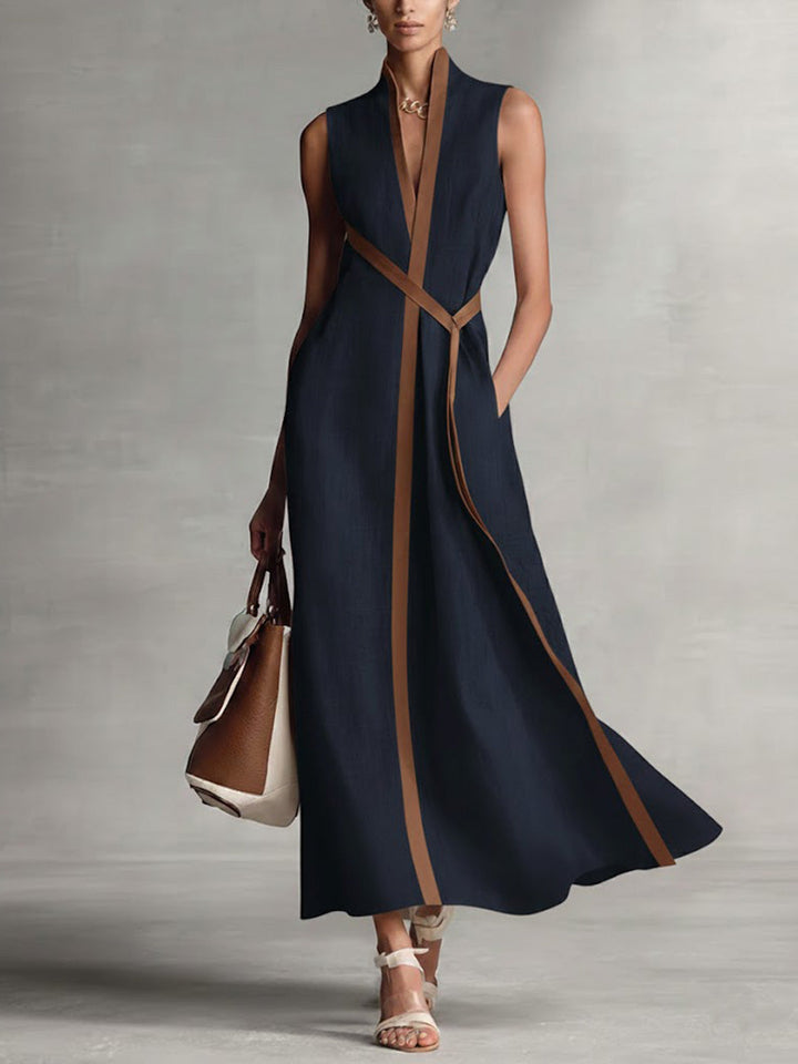 Bexley | Fließendes Maxikleid mit Wickeldesign