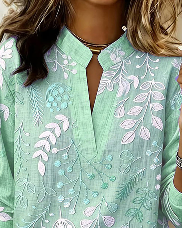 Kenzie | Bluse mit sanftem V-Design