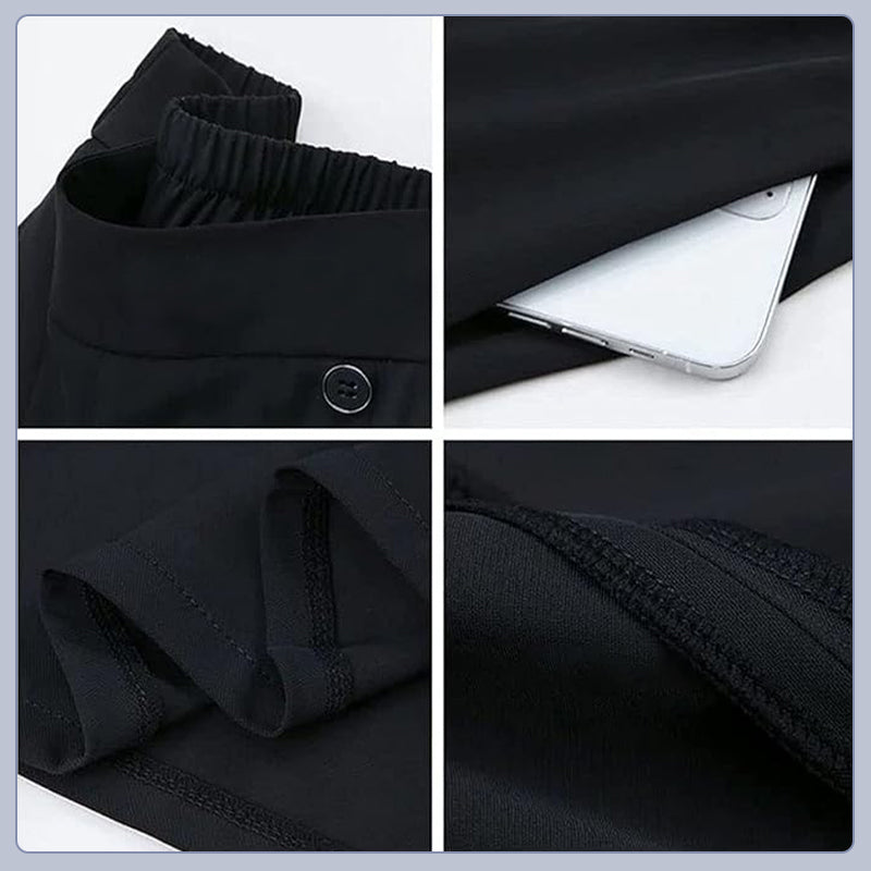 Ansira | Elegante, weit geschnittene Plissee-Hosen