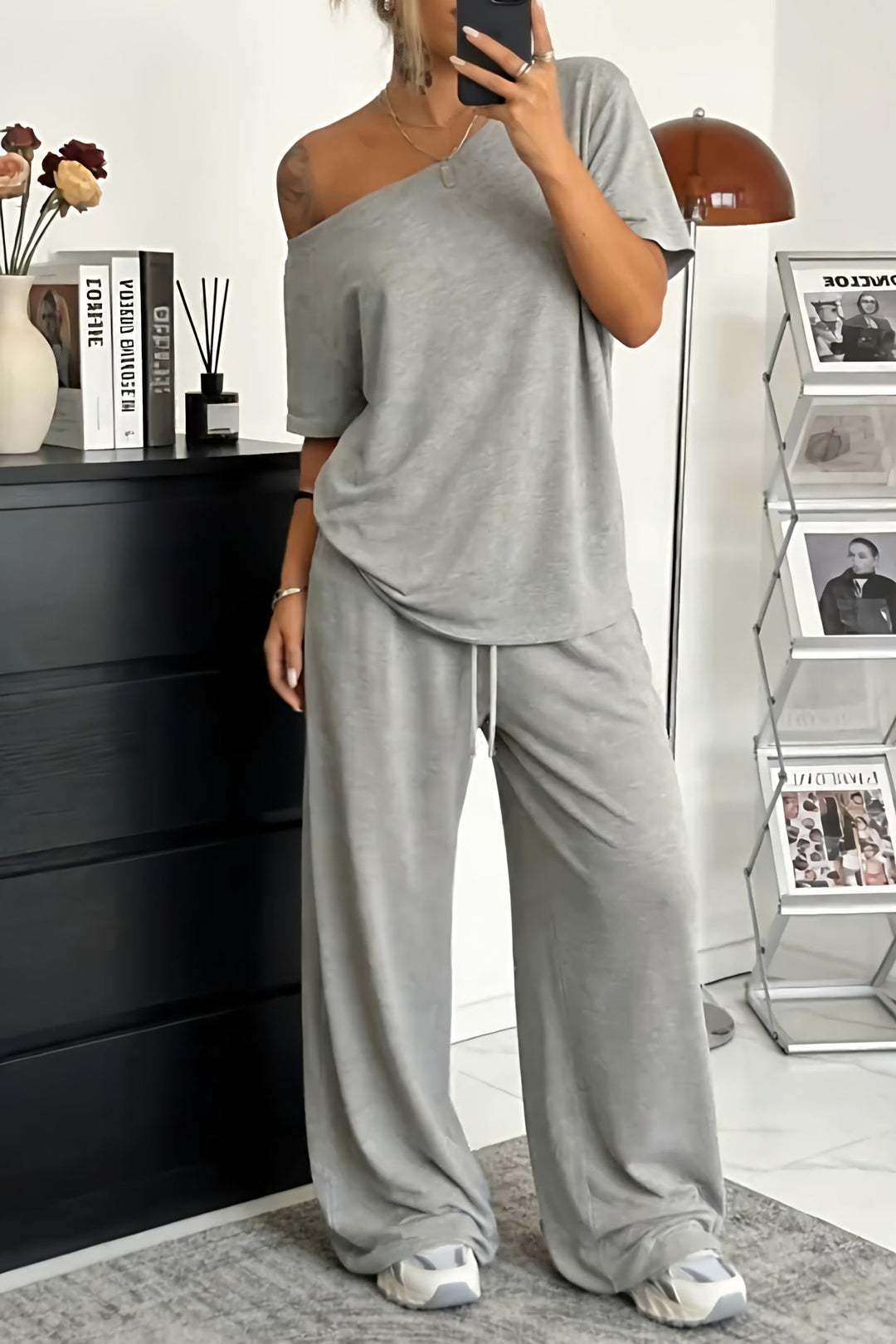 Nola | Zweiteiliges Off-Shoulder-Set für Frauen