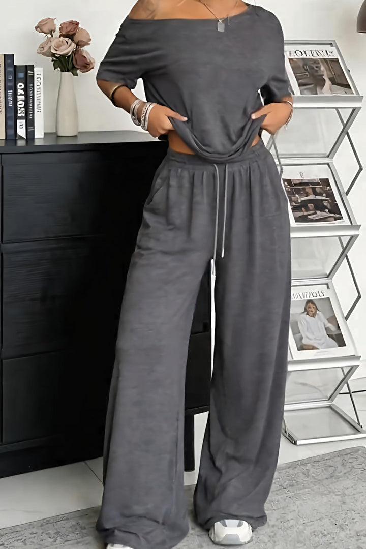 Nola | Zweiteiliges Off-Shoulder-Set für Frauen