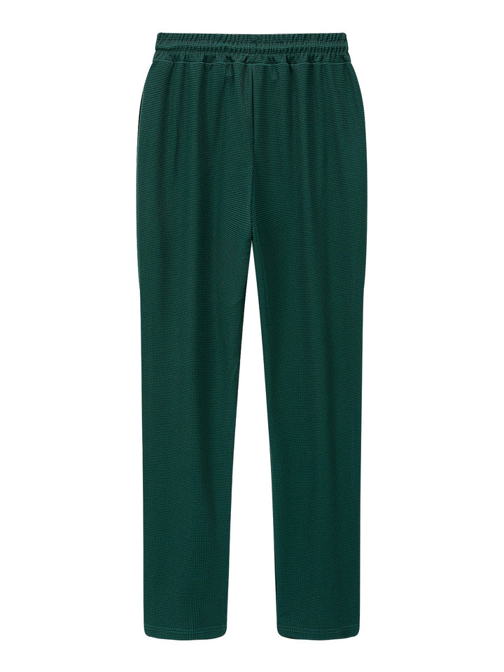 Yaxolt | Texturierte Hose mit Relaxed Fit und maximalem Komfort