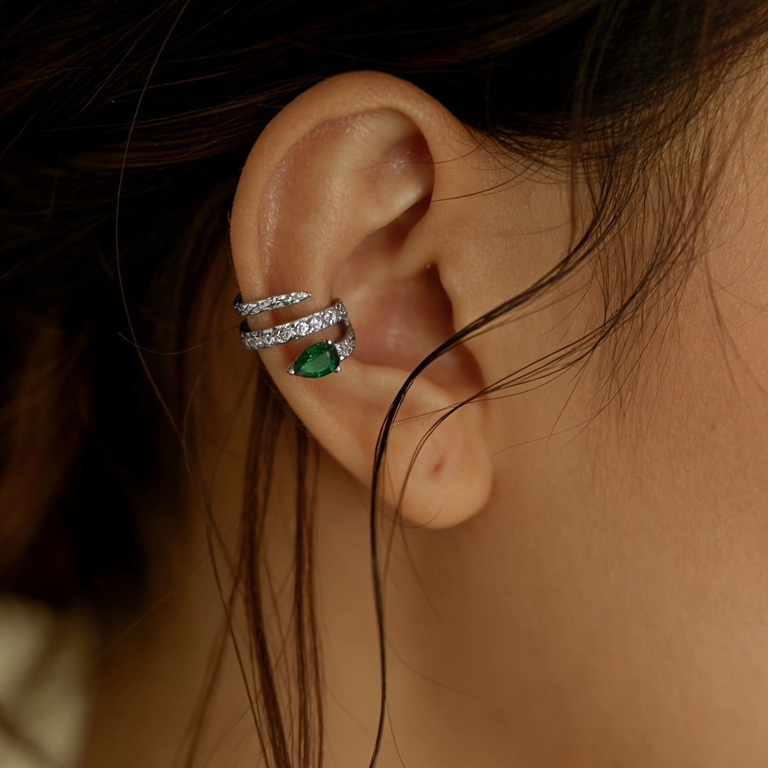 Seren | Cuff-Ohrring mit Schlangen-Charme