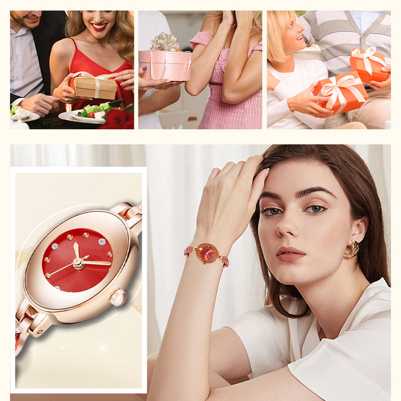 Doreya | Armbanduhr für Frauen mit bunten Zirkonias
