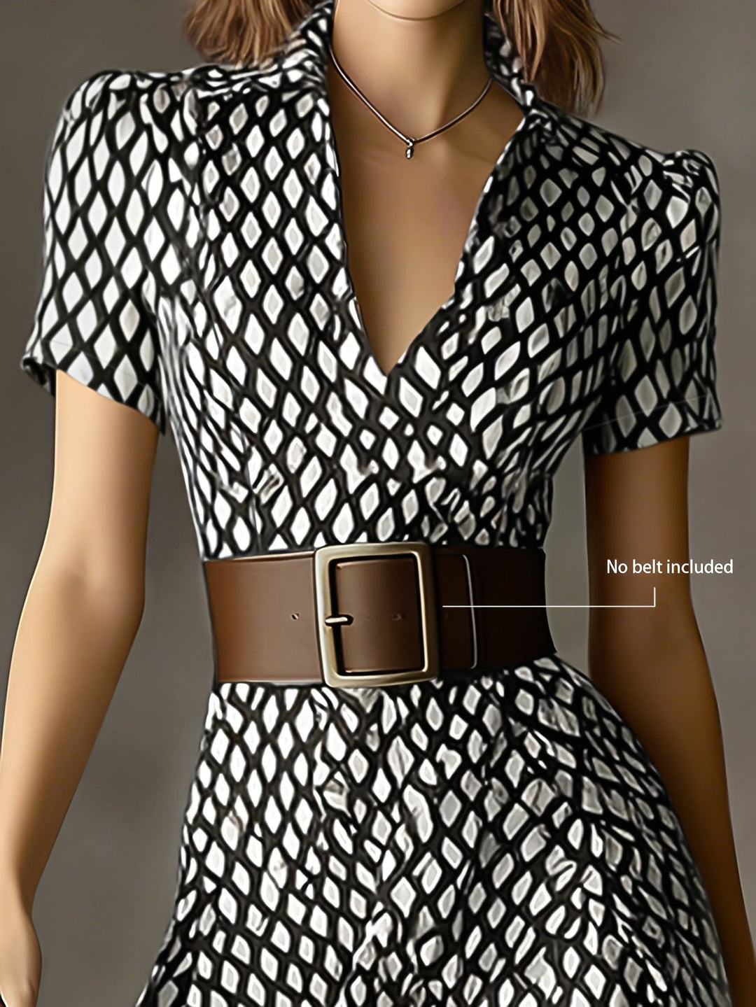 Orly | Midi Kleid mit floralem Muster im eleganten Retro-Stil
