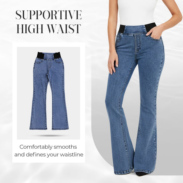 Yara | Hochtaillierte Damenjeans mit elastischen Beinen