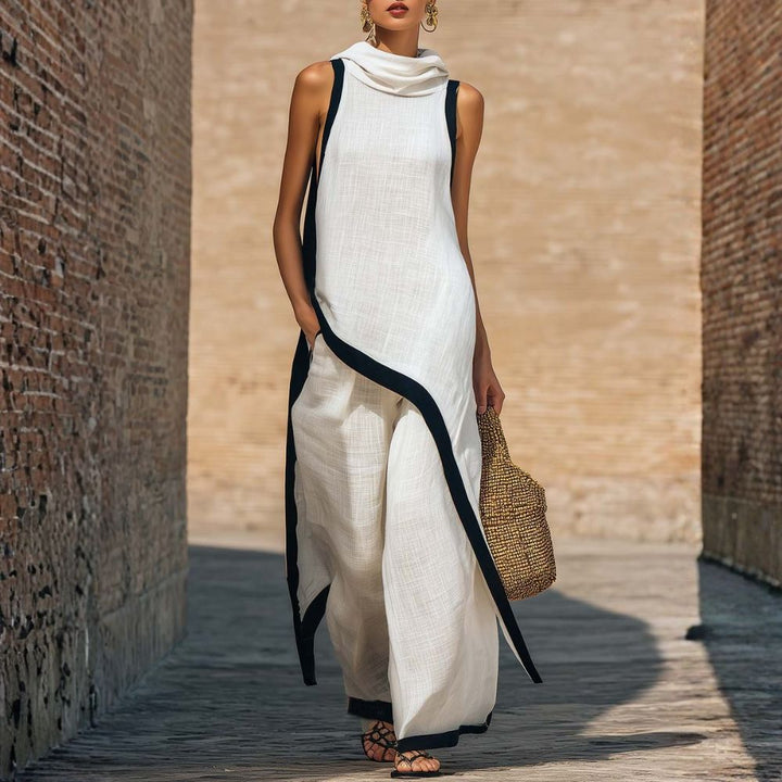 Cressa | Elegantes Leinen-Set mit Bluse und lässiger Hose