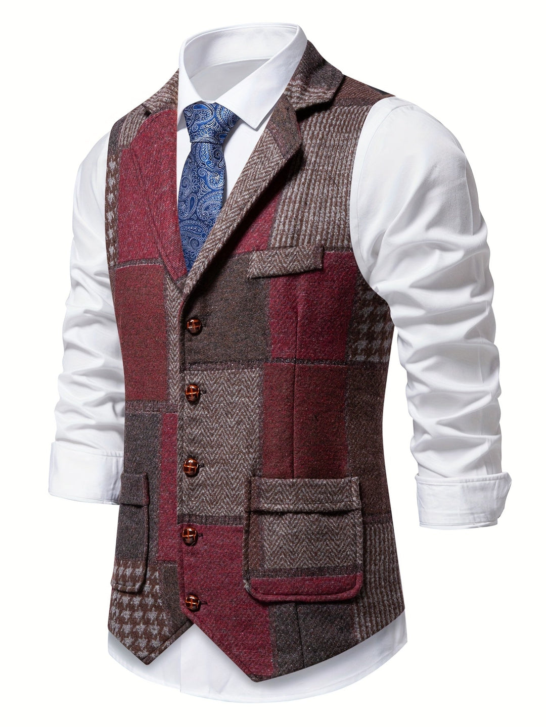 Walter | Klassische Patchwork-Weste