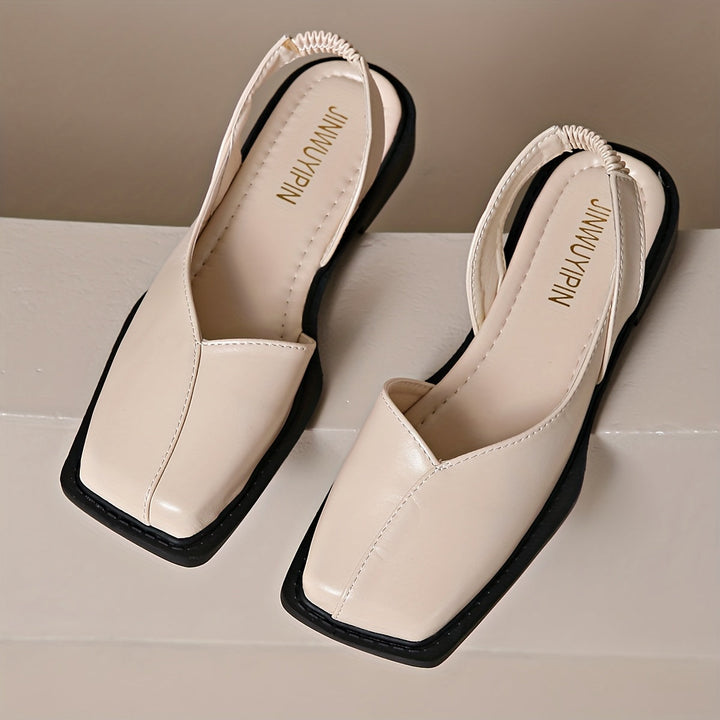 Darya | Elegante Sandalen mit Blockabsatz und quadrater Spitze