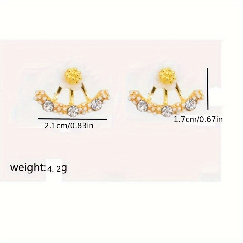 Faye | Elegante Blumenohrringe im koreanischen Stil