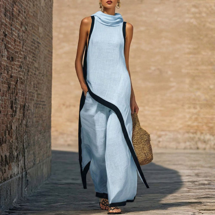 Cressa | Elegantes Leinen-Set mit Bluse und lässiger Hose
