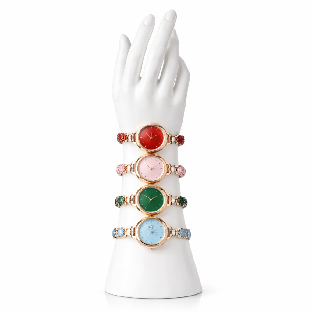 Doreya | Armbanduhr für Frauen mit bunten Zirkonias