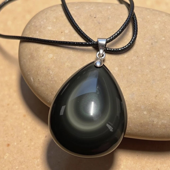 Skye | Anhänger aus Obsidian Oeil Céleste