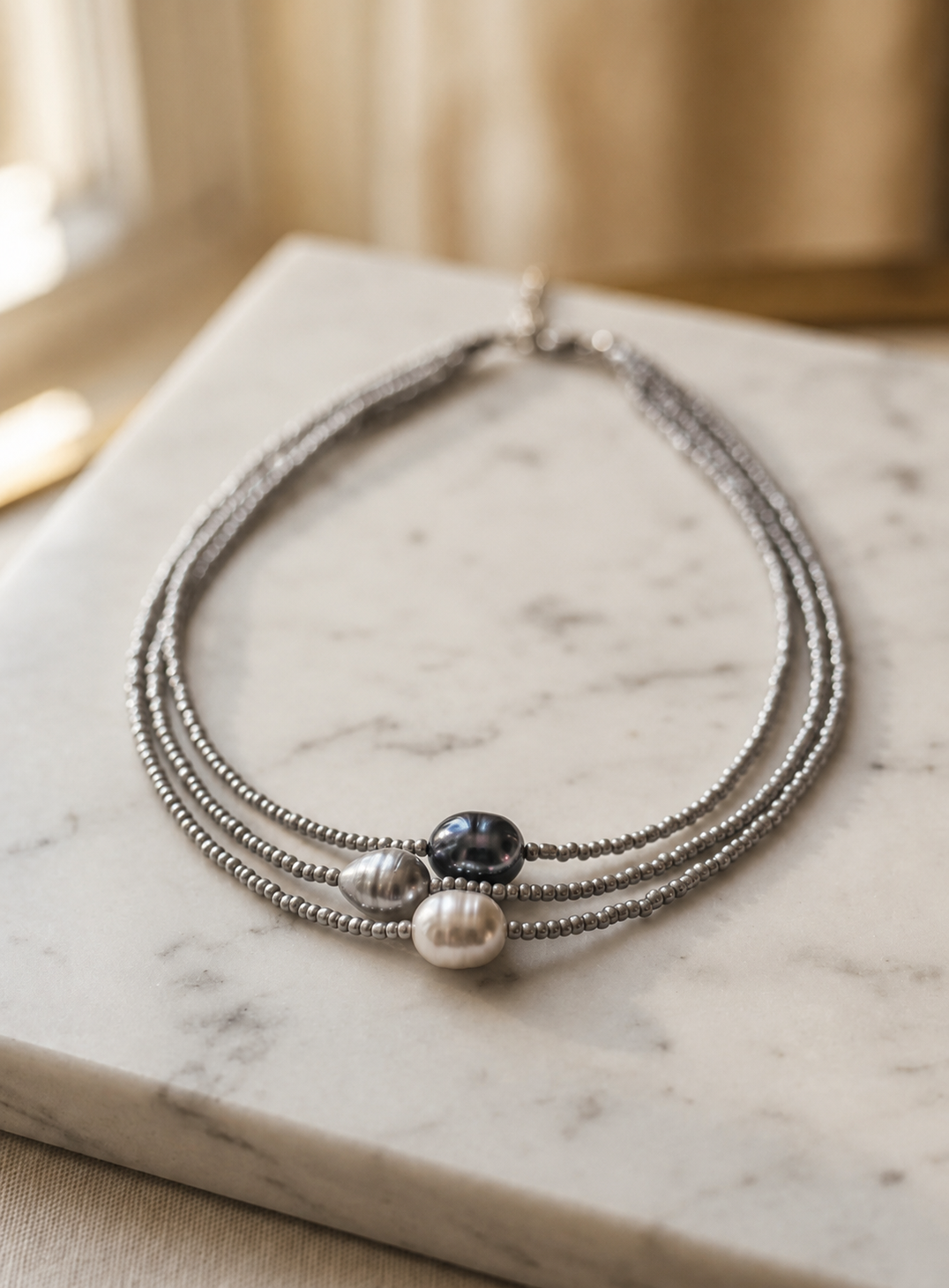 Quinira | Perlen-Harmonie Halskettenset