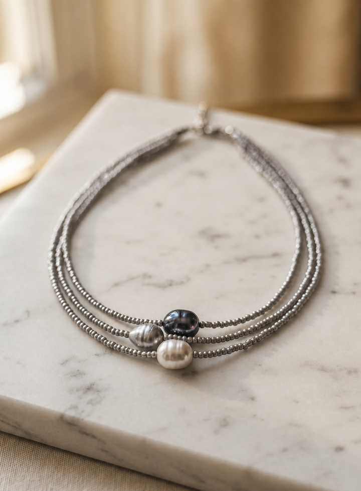 Quinira | Perlen-Harmonie Halskettenset