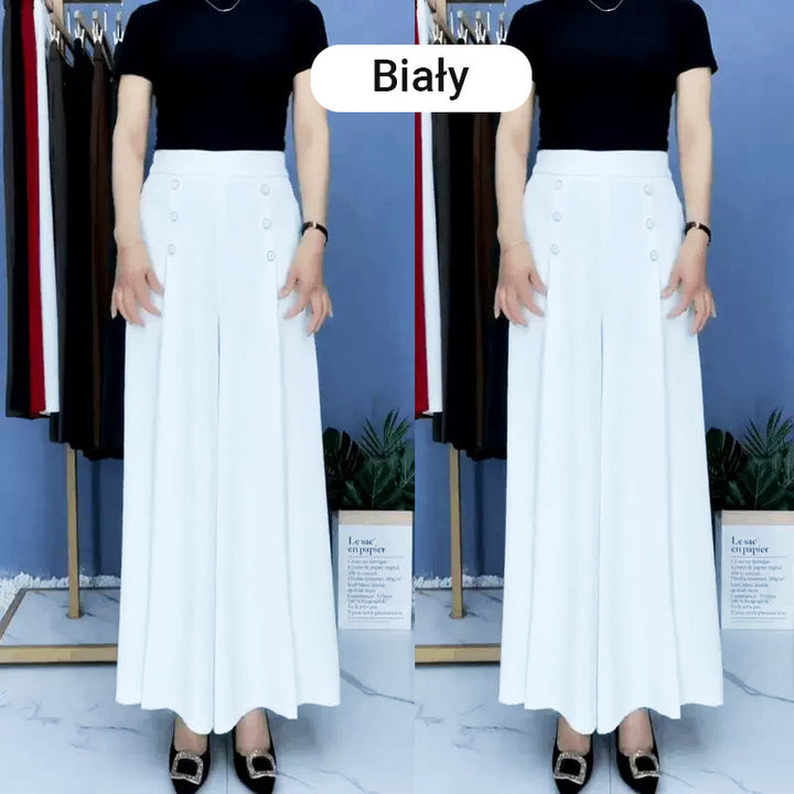 Ansira | Elegante, weit geschnittene Plissee-Hosen