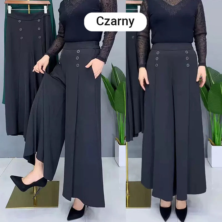 Ansira | Elegante, weit geschnittene Plissee-Hosen
