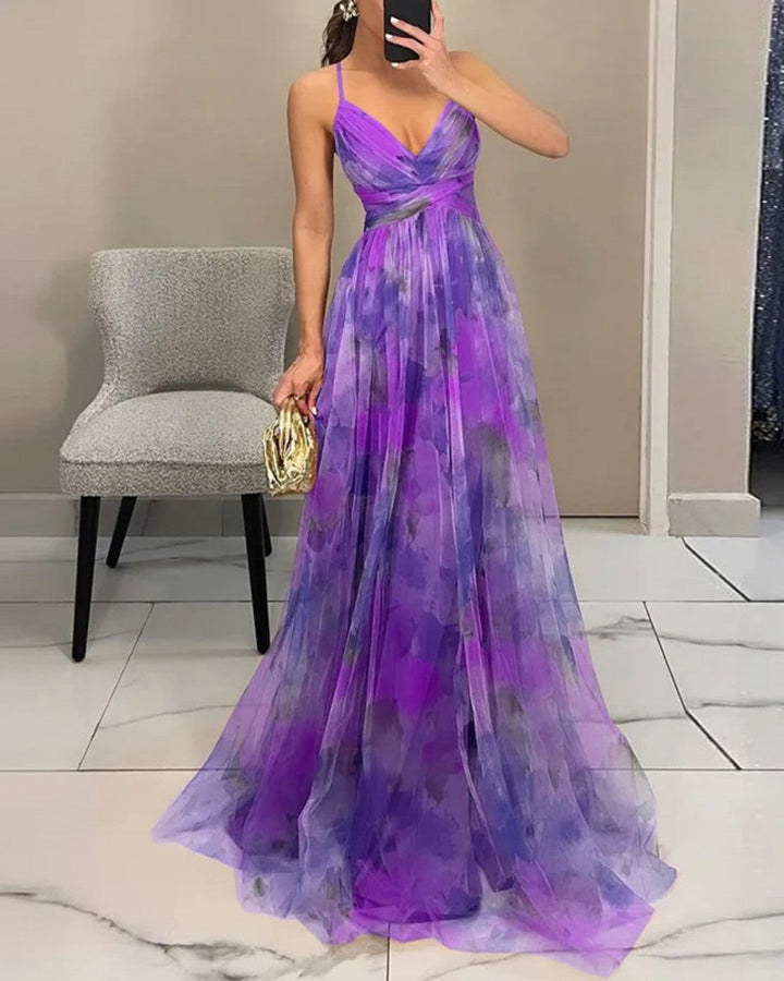 Orelavine | Maxi Kleid mit elegantem floralem Design